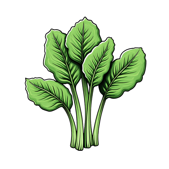 Free transparent PNG: Swiss Chard PNG  Fresh Greenery for Kitchen  Garden Design