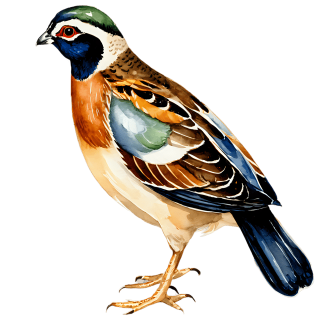 Free transparent PNG: Transparent Watercolor Quail Bird Clipart – Gentle and Whimsical