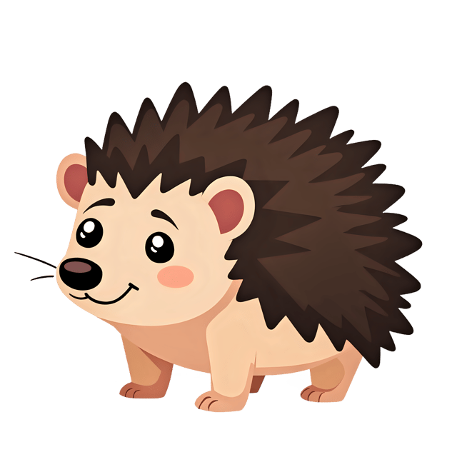 Free transparent PNG: Little Hedgehog PNG with Transparent Background for Cute Animal Clipart