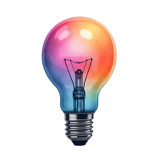Free transparent PNG: Color-changing Bulb PNG  Unique Lighting Design for Modern Homes  Creative Projects