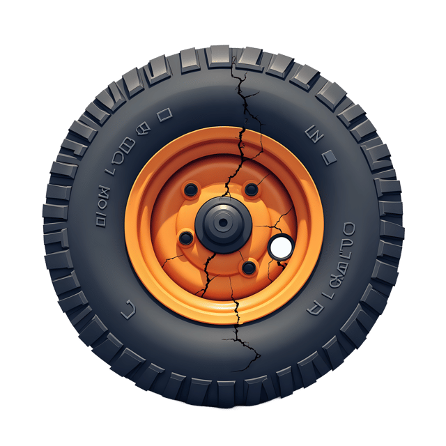Free transparent PNG: Cracked Wheel  Vintage Vehicle Clipart, free transparent png download