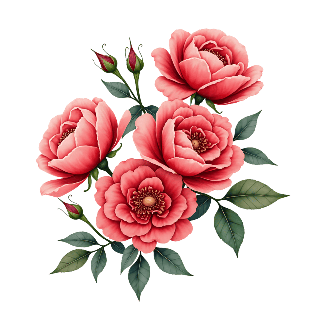 Free transparent PNG: Climbing Roses  Red Petal Clipart, free downloadable png