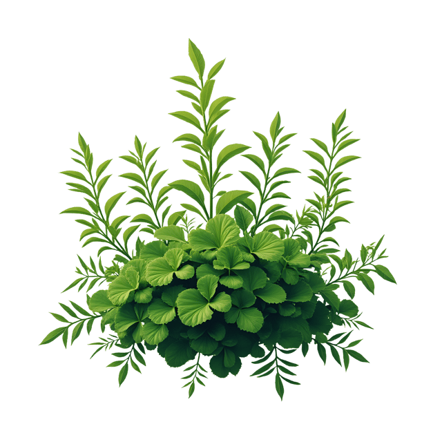 Free transparent PNG: Midair Floating Greenery PNG for Decor and Artistic Uses