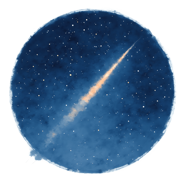 Free transparent PNG: Dusty Starlit Night with Comet Trail  Space Theme Clipart, free png download