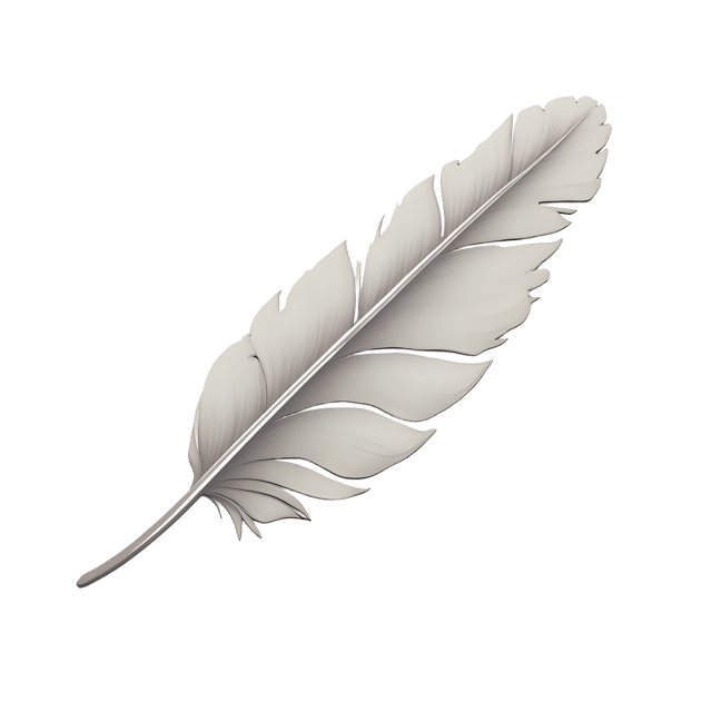 Free transparent PNG: Delicate Feather Tip  Elegant Lock Clipart, free transparent png download