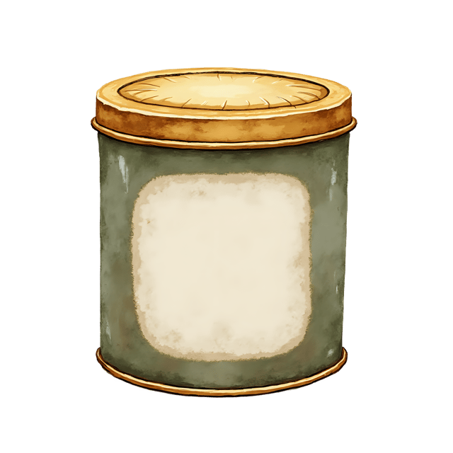 Free transparent PNG: Coffee Tin with Gold Rim Lid  Unique Packaging Design Clipart, free transparent png download