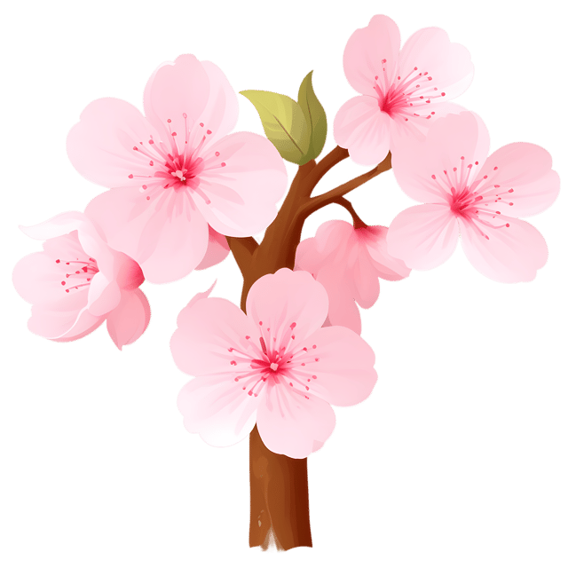 Free transparent PNG: Cherry Blossoms Spring PNG with Transparent Background for Decorative Use