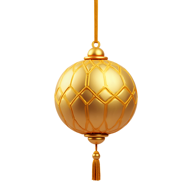 Free transparent PNG: Gold Hanging Ornament  Decorative Clipart, free downloadable png