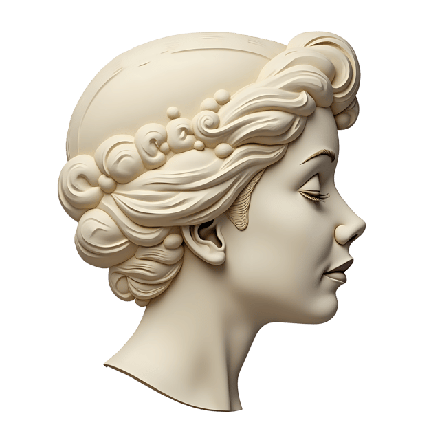Free transparent PNG: Detailed Profile Carving  Artistic Clipart, free high-quality png download