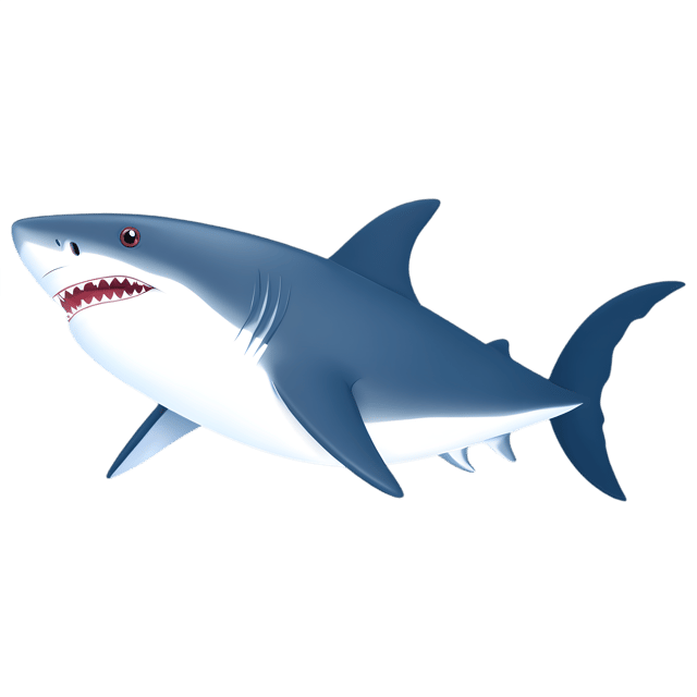 Free transparent PNG: Shark Gliding Through Transparent Sea Background PNG