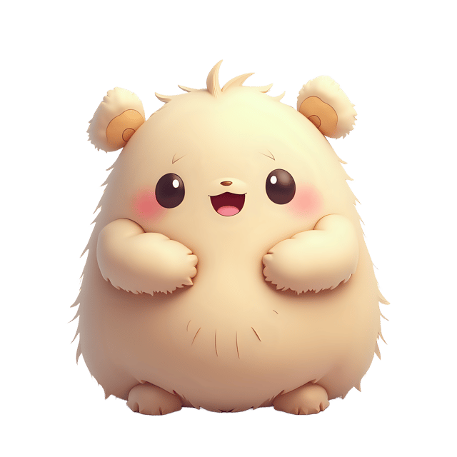 Free transparent PNG: 8 Fluffy Monster Friend PNG with Transparent Background for Cute and Soothing Imagery