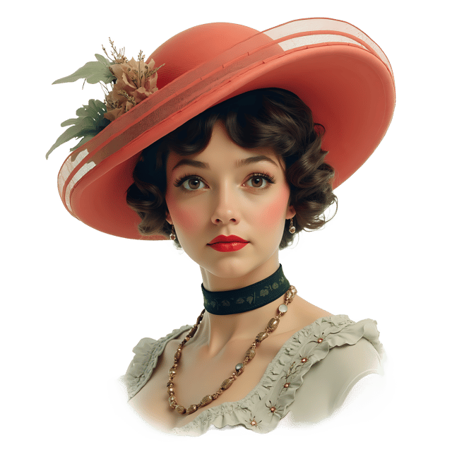 Free transparent PNG: Victorian Bonnet PNG Clipart  Perfect for Historical Themes and Fashion Design