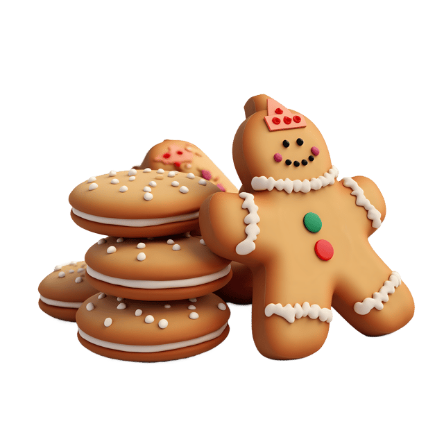 Free transparent PNG: Christmas Cookies PNG Download  Perfect for Holiday Crafts, Baking  Decor