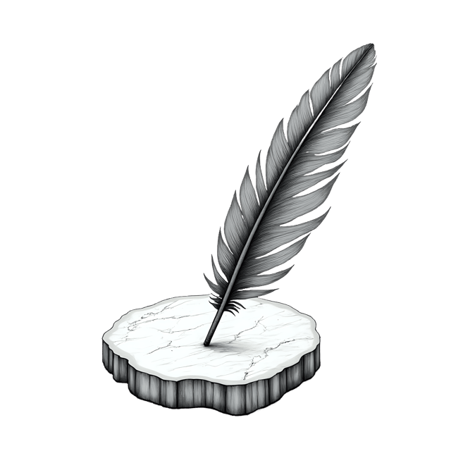 Free transparent PNG: Long Quill Feather  Desk Accessory Clipart, free transparent png download