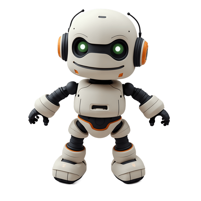 Free transparent PNG: Amigurumi Robot  Cute Handmade Crochet Robot PNG Download, Free for Crafting