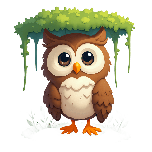 Free transparent PNG: Owl Feather  Moss  Nature Clipart, free transparent png download