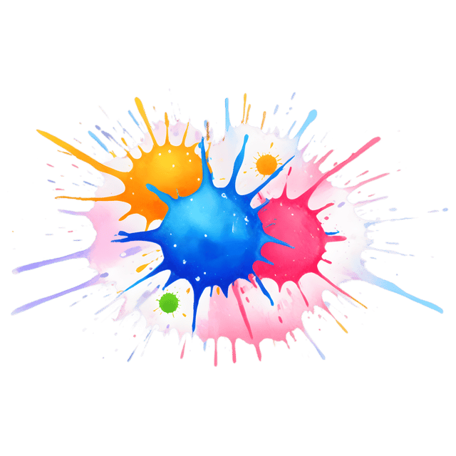 Free transparent PNG: Playful Splatter Calm PNG Background for Creative Design Projects