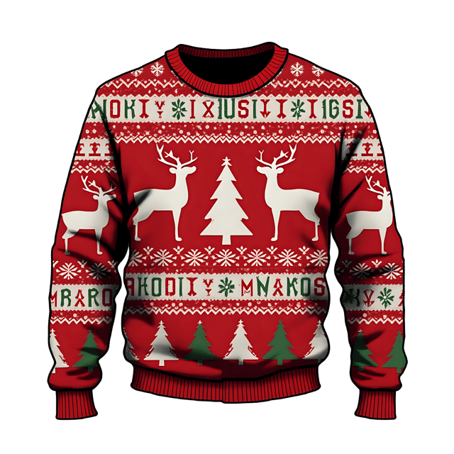 Free transparent PNG: Vintage Christmas Sweater PNG Clipart  Perfect for Holiday Design  Crafts