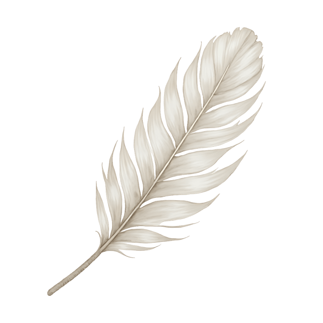 Free transparent PNG: Soft White Feather on Linen Cloth  Elegant Clipart, free high-quality png download