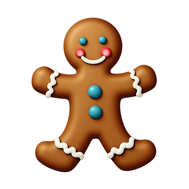 Free transparent PNG: Gingerbread Man PNG Clipart  Perfect for Holiday Crafts  Design Projects