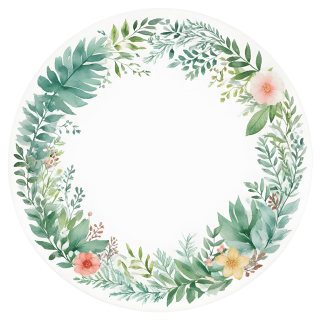 Free transparent PNG: Serenity in a Circular Frame Transparent Forest PNG Design for Nature-Inspired Projects
