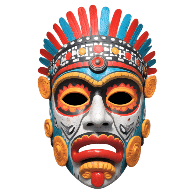 Free transparent PNG: Aztec Mask PNG Transparent Background for Art and Design Projects