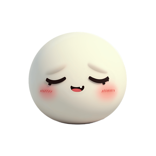 Free transparent PNG: Sleepy Sphere with Droopy Eyelids PNG Transparent Background