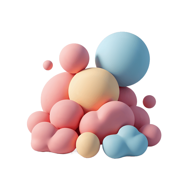 Free transparent PNG: Surreal Soft-Edged Forms with Transparent Background PNG