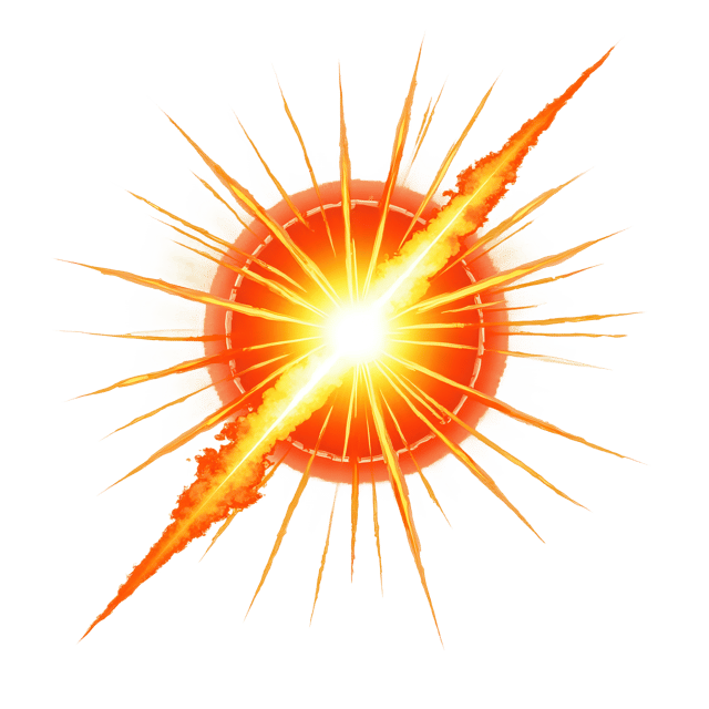Free transparent PNG: Solar Flare Arc with Burst Light  Space Art PNG, free download