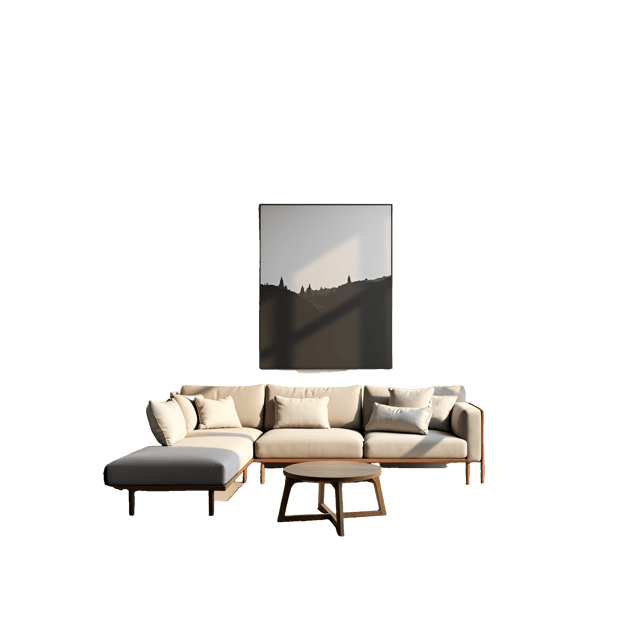 Free transparent PNG: Modern Minimalist Apartment with Exposed Brick and Concrete Floors PNG