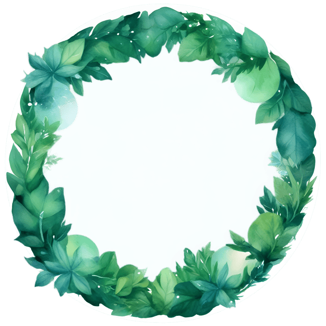 Free transparent PNG: Lush Greenery under Celestial Glow PNG Background for Nature and Decorative Design