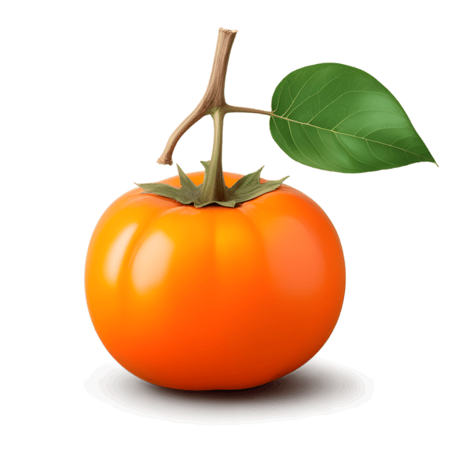Free transparent PNG: Transparent Persimmon PNG for Clarity and Versatility in Visual Projects