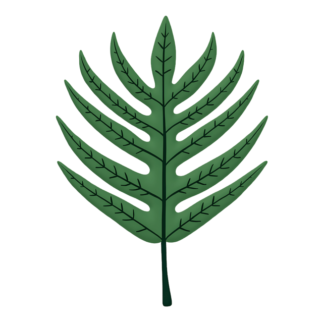 Free transparent PNG: Boho Palm Leaf  Tropical Decor Clipart, free download png