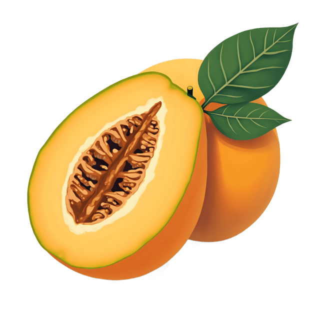Free transparent PNG: Cantaloupe PNG Clipart  Perfect for Fruit Designs  Healthy Eating Campaigns