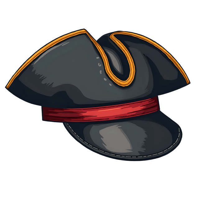 Free transparent PNG: Pirate Hat PNG Download  Perfect for Nautical Themes, Crafts  Decor
