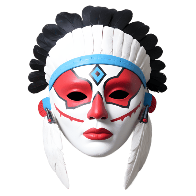 Free transparent PNG: Native American Mask PNG with Transparent Background for Art and Craft Projects