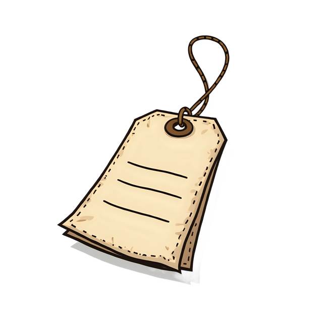 Free transparent PNG: Vintage Ephemera Baggage Tag  Free Downloadable PNG Clipart