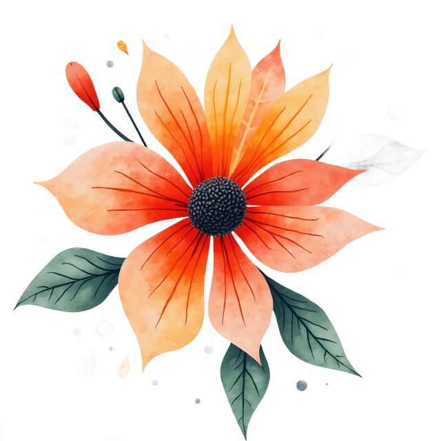 Free transparent PNG: Colorful Folk Bloom with Dot Accents  Art Design Clipart, free download png