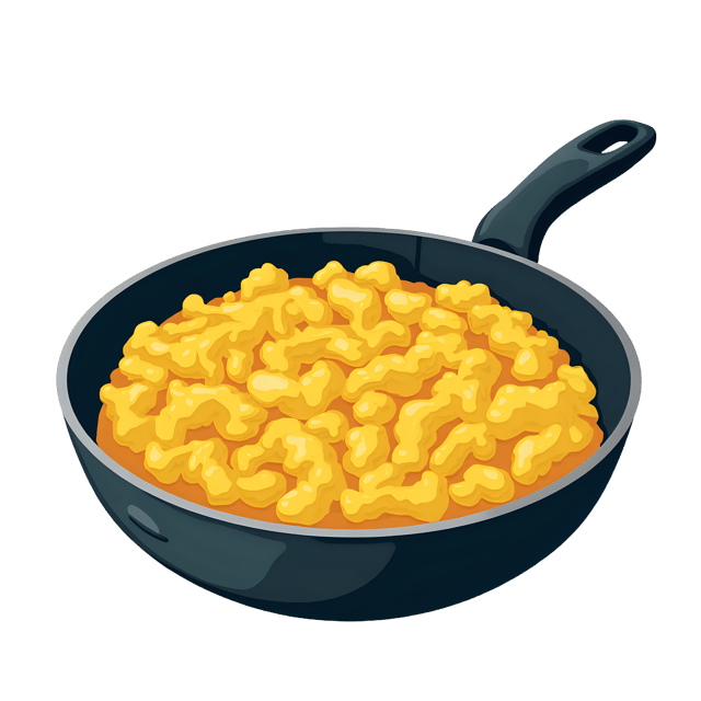 Free transparent PNG: Cheesy Scrambled Eggs Transparent PNG for Kitchen and Food Imagery