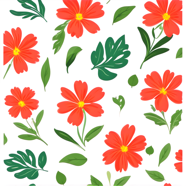 Free transparent PNG: Floral Wrapping Paper with Transparent Background PNG