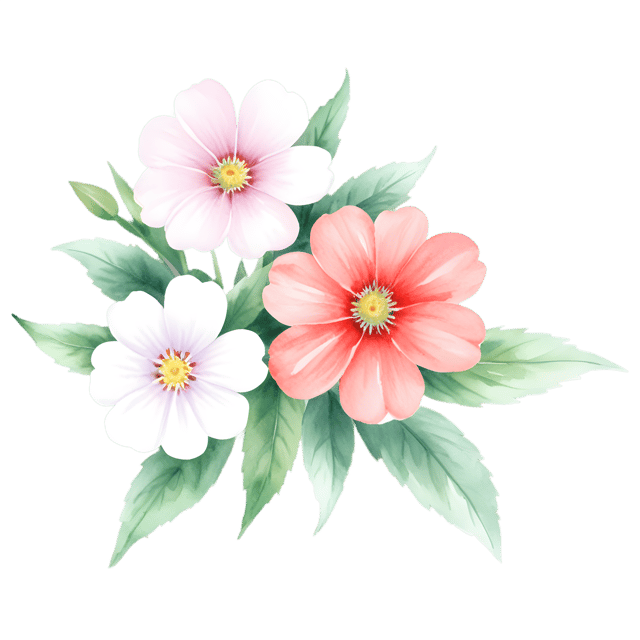 Free transparent PNG: Floral Painting with Transparent Background PNG Format