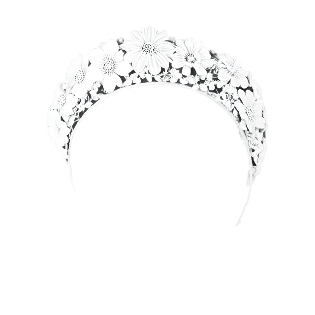 Free transparent PNG: Transparent Flowery Headband PNG Image for Floral Decor and Crafting