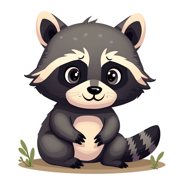 Free transparent PNG: Intrepid Raccoon Masked Face Clipart