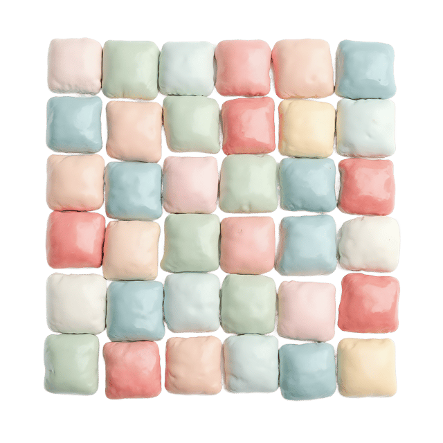 Free transparent PNG: Pastel Ceramic Tesserae PNG  Ideal for Home Decor, Crafts  Art