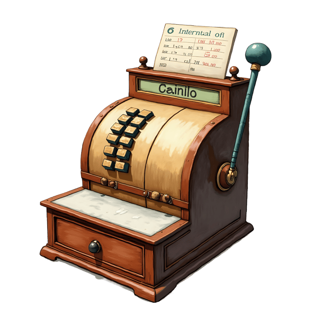 Free transparent PNG: Vintage Cartoon Cash Register PNG Clipart  Perfect for Retro Design Projects  Nostalgic Themes