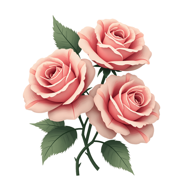 Free transparent PNG: Vintage Roses  Faded Soft Tones Clipart, Free PNG Download