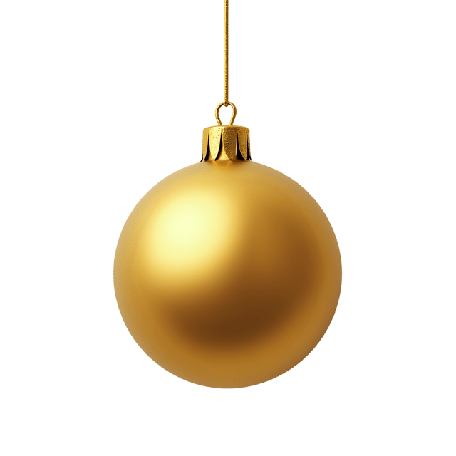Free transparent PNG: Gold Hanging Ornament  Holiday Clipart, free downloadable png