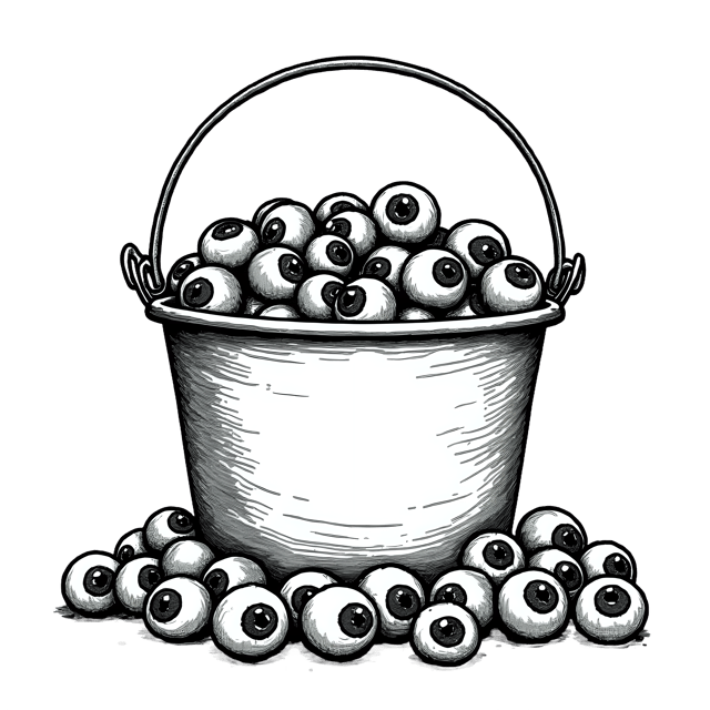 Free transparent PNG: Bucket Full of Eyeball Candies  Fun Clipart, free downloadable png