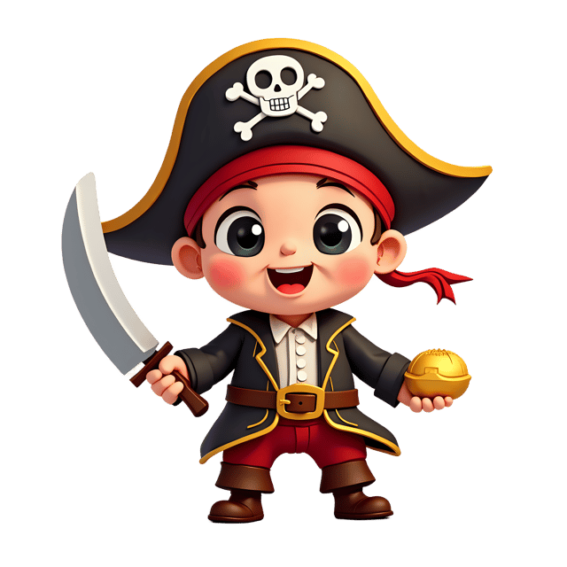 Free transparent PNG: Pirate Ship PNG Download  Classic Nautical Clipart for Kids, Games  Parties