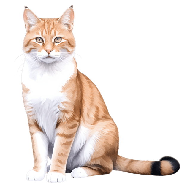 Free transparent PNG: Realistic Wild Cat PNG Clipart with Transparent Background